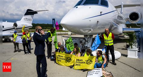 Climate activists target jets, yachts and golf in a string of global protests against luxury